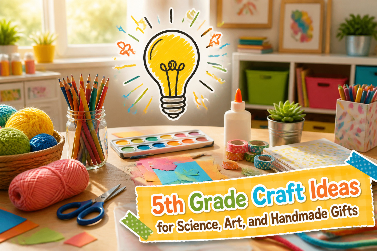 A collection of various craft projects suitable for 5th graders.